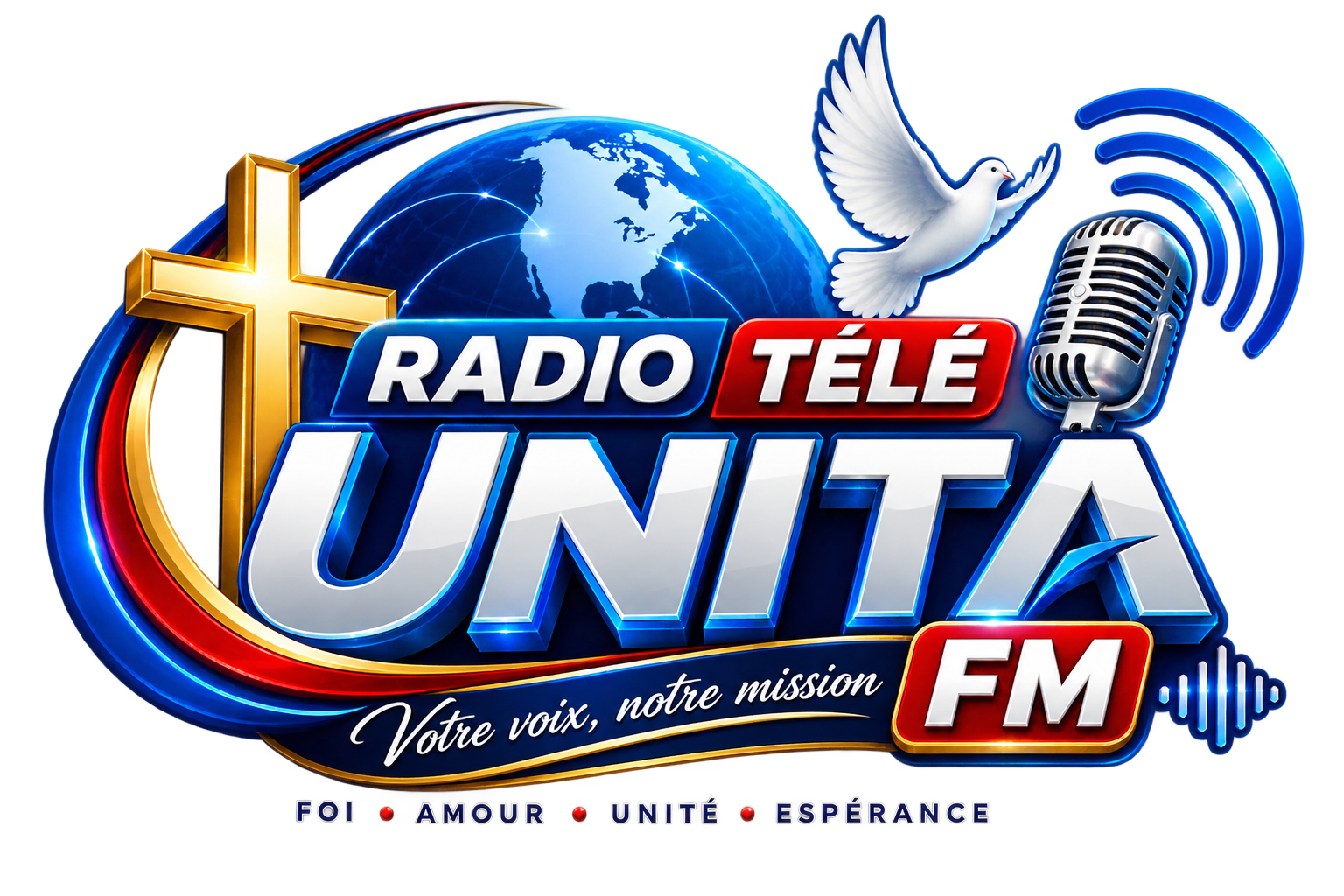 Logo officiel Radio Télé Unita FM